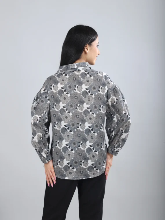 Printed Cotton Women Shirt