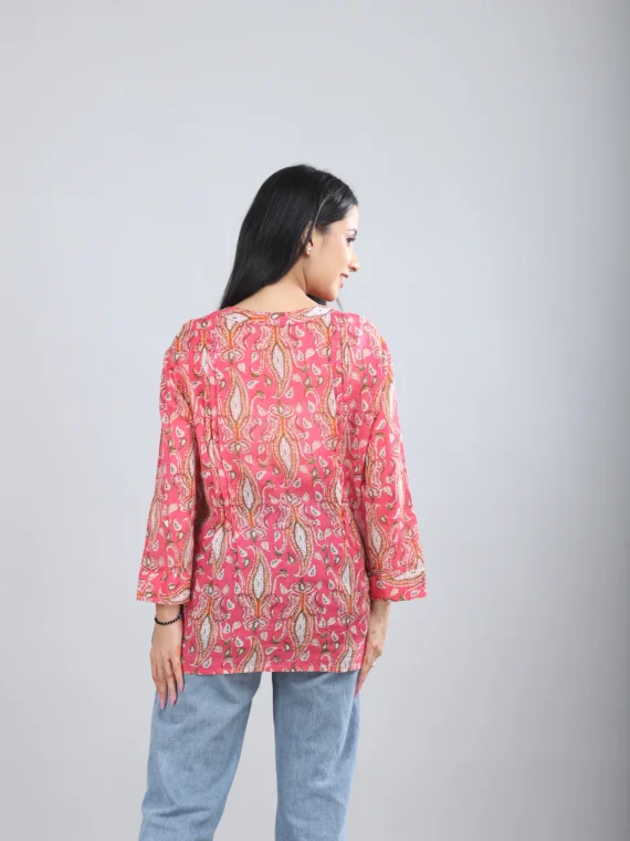 Cotton Printed Tunic For Women