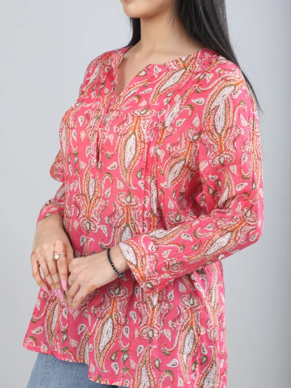Cotton Printed Tunic For Women